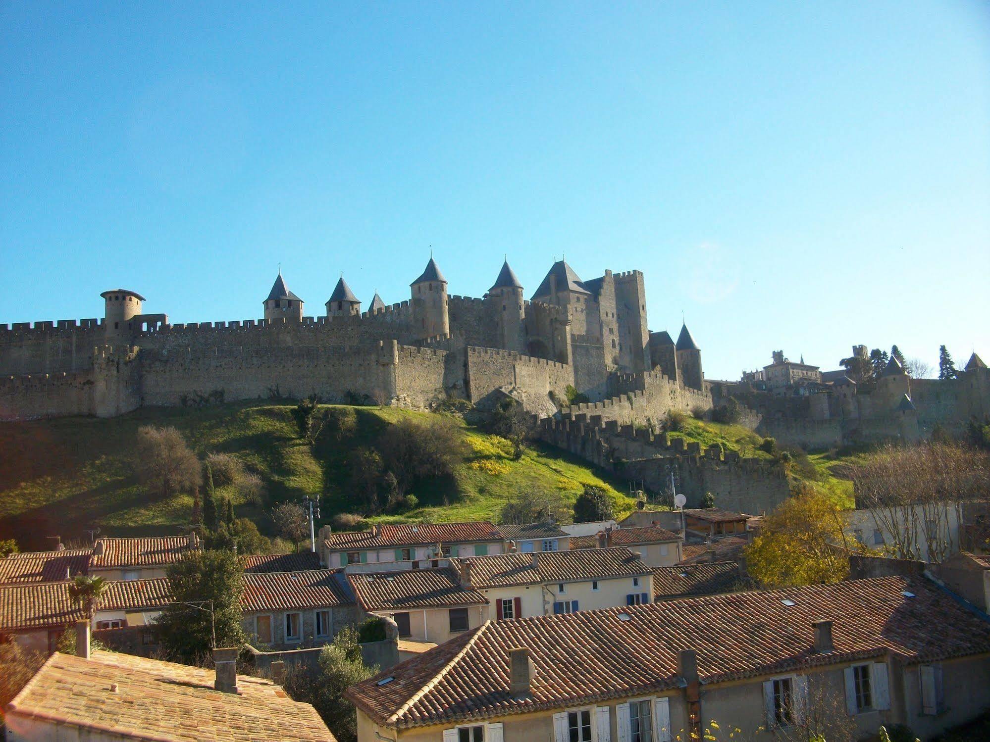 Hotel Du Pont Vieux Carcassonne Exterior foto